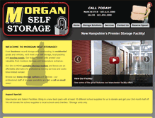 Tablet Screenshot of morganstorage.com